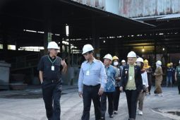 Pj Gubernur Babel ajak Gubernur Lemhanas RI tinjau smelter pengolahan bijih timah