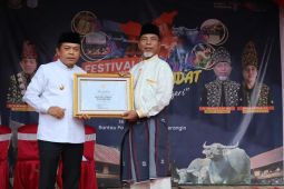 Bupati Merangin bersama Gubernur Jambi ikuti  Festival Bantai Adat Sedekah Negeri sambut Ramadhan