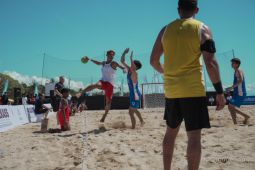 Tim bola tangan pantai Indonesia siap berprestasi di AWBG Bali 2023