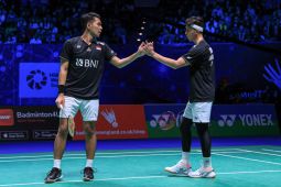 Fajar/Rian siap tak gentar hadapi pasangan Hendra/Ahsan pada final All England