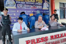 Sepekan, polisi tangkap 7 pelaku kriminal di Rejang Lebong