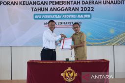 Pemprov Maluku serahkan laporan keuangan 2022 kepada  BPK