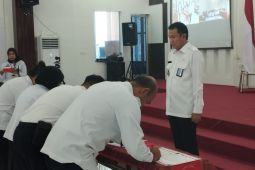 Kanwil Kemenkumham Sumut selenggarakan penandatanganan Komitmen Pelaksanaan Pencegahan Korupsi
