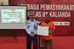 Satu warga binaan di Lapas Kalianda dapat remisi khusus