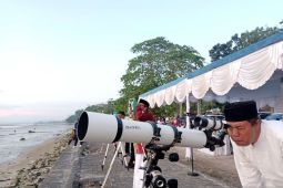 Pantauan Hilal 1 Ramadhan 1444 Hijriah di Belitung terhalang awan mendung