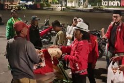 Kaum muda TMP gelar "Grebek Sahur" saat Ramadhan di Kota Surabaya