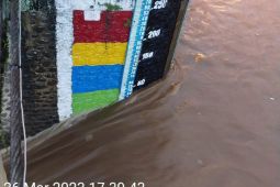 Tinggi muka air Bendung Katulampa Bogor normal walau hujan tiap sore hari