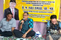Anggota DPRD Kalsel sosialisasikan Perda Pengawasan dan Perlindungan Sumber Daya Ikan