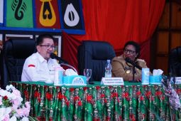 Presdir PT Freeport silaturahmi dengan Gubernur Papua Tengah