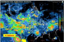 BMKG menyatakan siklon tropis Herman bergerak menjauhi wilayah Indonesia
