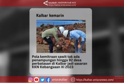 Kalbar kemarin, Pola kemitraan sawit hingga KKN Kebangsaan XI 2023