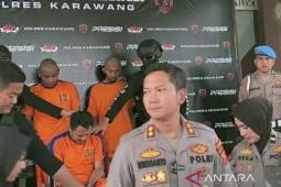 3 orang geng motor sadis ditangkap polisi Karawang