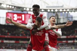 Gabriel Jesus cetak brace, Arsenal menang 4-1 atas Leeds United