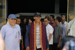 Pj Gubernur Suganda tiba di Babel langsung bahas aksi