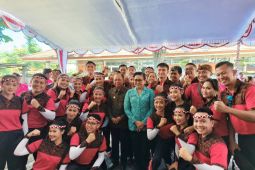 PKK Karangasem raih juara senam dalam rangkaian HKG 2023