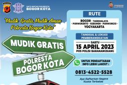 Polresta Bogor sediakan tiga bus mudik gratis jalur selatan Jawa