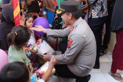 Polres Batubara berikan makanan bergizi kepada balita untuk penanganan stunting