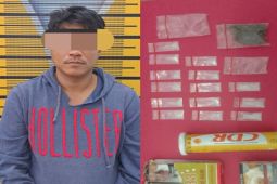 Terjatuh saat berusaha melarikan diri, pelaku narkotika ditangkap