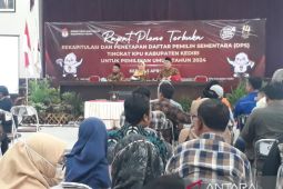 DPS Pemilu 2024 di Kabupaten Kediri capai 1.269.935 orang