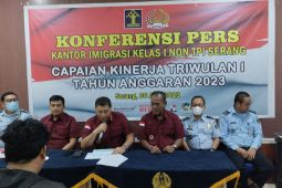 Kantor Imigrasi Kelas I Non TPI Serang sampaikan kinerja Triwulan I Tahun 2023