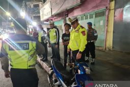 Polres Sukabumi Kota terus menindak pemotor berknalpot bising