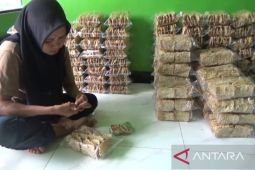 Penjualan keripik tempe di Ngawi meningkat jelang Lebaran