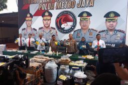 Polisi bongkar gerebek gudang narkoba Rp23 miliar