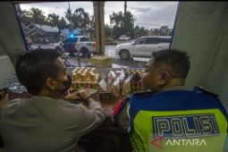 Amankan jalur Trans Kalimantan, Polres Tapin dirikan pos arus mudik