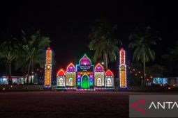 Pemuda di Komplek Unit Produksi Kundur PT Timah Tbk  Ikuti Festival Malam Tujuh Likur