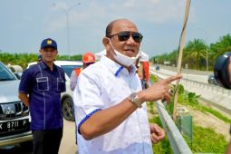 Syah Afandin tinjau ruas Tol Kwala Bingai antisipasi lonjakan lalin Idul Fitri