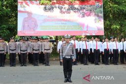 ARUS MUDIK - 110 tim gabungan disiagakan amankan mudik di HST