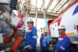 Wakil Komut Pertamina Meninjau kesiapan stok dan layanan BBM dan LPG jelang Idul Fitri