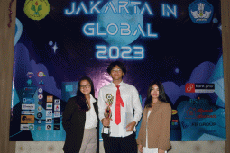 Mentari Intercultural School juarai debat berbahasa Inggris pada Jakarta in Global 2023