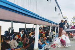 ARUS MUDIK - Kapal sungai masih diminati pemudik Kaltim
