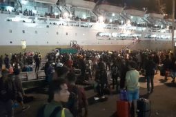Puncak arus mudik dari Ternate terjadi pada Selasa dini hari