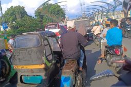 Kota Padang Sidempuan mulai dipadati kenderaan