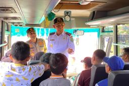 Arus Mudik - Masyarakat Kalbar antusias ikut kegiatan mudik gratis