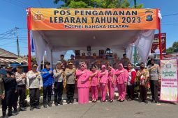 Kapolres Basel cek personil di pos pengamanan dan pelayanan