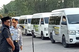 ARUS MUDIK- Pemprov Kalsel antar gratis 675 pemudik ke kampung halaman