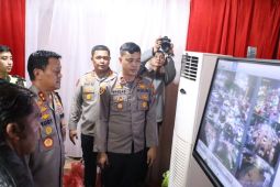 ARUS MUDIK - Kapolda Banten apresiasi arus mudik melalui Pelabuhan Merak lancar