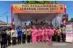 Kapolres Bangka Selatan cek kesiapan lima pos pengamanan