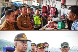 Wawako Sibolga bersama Forkopimda tinjau harga pasar dan arus mudik
