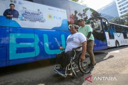 Mudik Gratis Bersama PLN Terasa Spesial, Dua Bus Khusus Difabel Diberangkatkan ke Solo dan Malang
