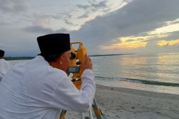 Pemantauan hilal 1 Syawal di Manokwari terhalang cuaca mendung