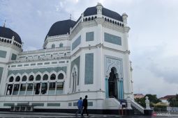 Masjid Raya Al Mashun kumandangkan takbir Idul Fitri malam dan subuh