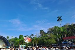 LEBARAN - Ribuan warga Pangkalpinang Shalat Idul Fitri
