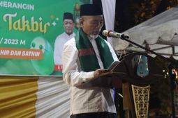 Bupati dan Wabup Merangin lepaskan pawai takbiran