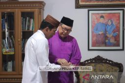 Pj Gubernur Suganda lebaran ke kediaman Bustami Rahman