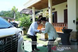 Pj Gubernur Suganda bertandang ke kediaman Danrem 045 Garuda Jaya