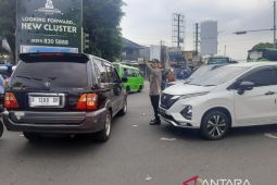 Arus kendaraan di Kawasan Puncak Bogor mulai padat